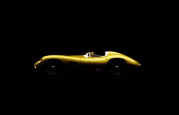 Gele vintage sportwagen van Andreas Berheide Photography