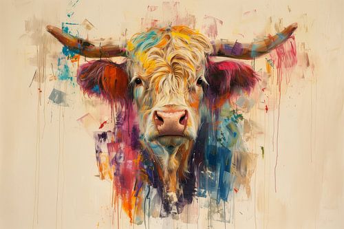 Expressive Taurus in Colour Symphony