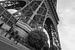 De Eiffeltoren in groothoek von Sean Vos