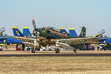 Douglas A-1H Skyraider. van Jaap van den Berg