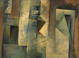 Youla Chapoval - Ohne Titel (Braune Komposition II) (1948) von Peter Balan