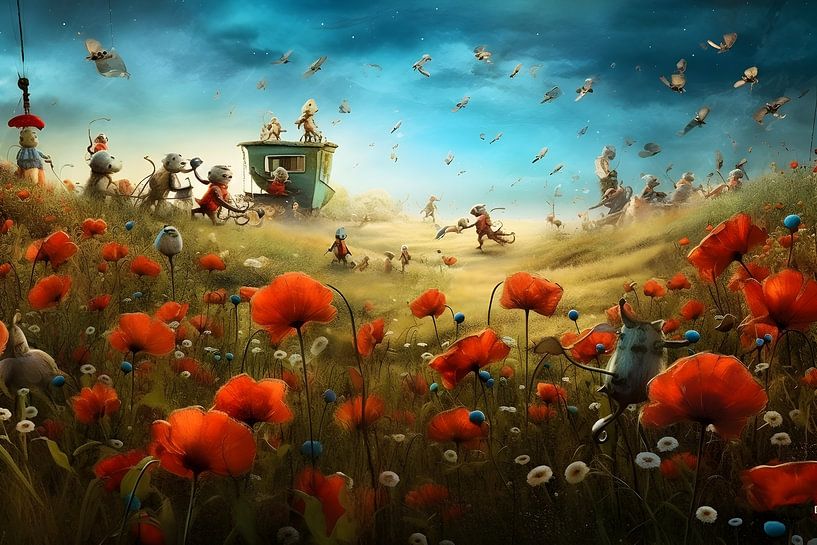 Poppy Playground by Heike Hultsch