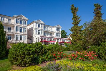 Architecture des bains, Zinnowitz, île d'Usedom, Mecklembourg-Poméranie occidentale