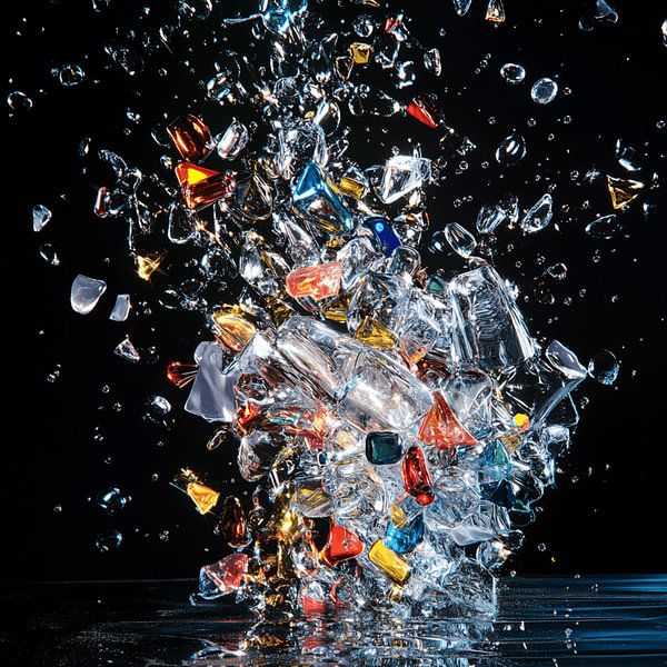 Dunkle Tropfen Explosion von CanvasbyCaro