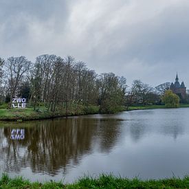 Panorama Stadtbild Zwolle in Farbe von R Smallenbroek