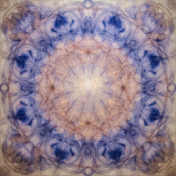 Mandala der Resonanz – Schwingungen aus Licht, Linie und Bewusstsein von Klaus Tesching - Art-AI