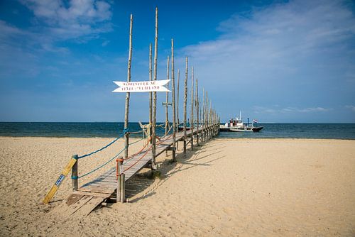 Wooden Boardwalk boat connection Texel-Vlieland