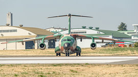 Japan Air Self Defence Force Kawasaki C-1. by Jaap van den Berg