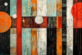 Farbenfrohe Geometrie von Poster Art Shop