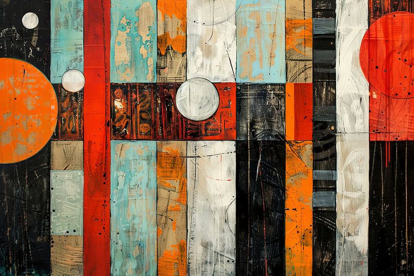Colourful geometry by Poster Art Shop