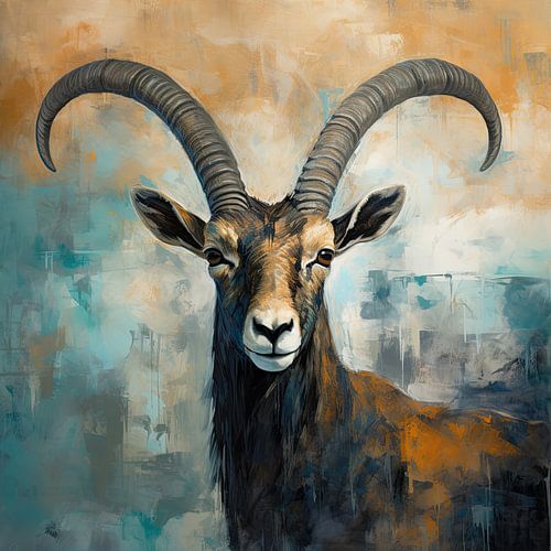 Steinbock von Wunderbare Kunst