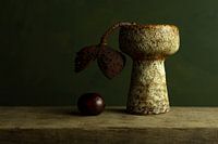Let go, authentic still life with chestnut