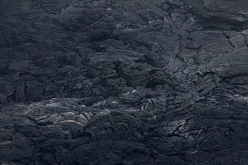 Gestolde lava van de vulkaan Fagradalsfjall in IJsland van Michèle Huge