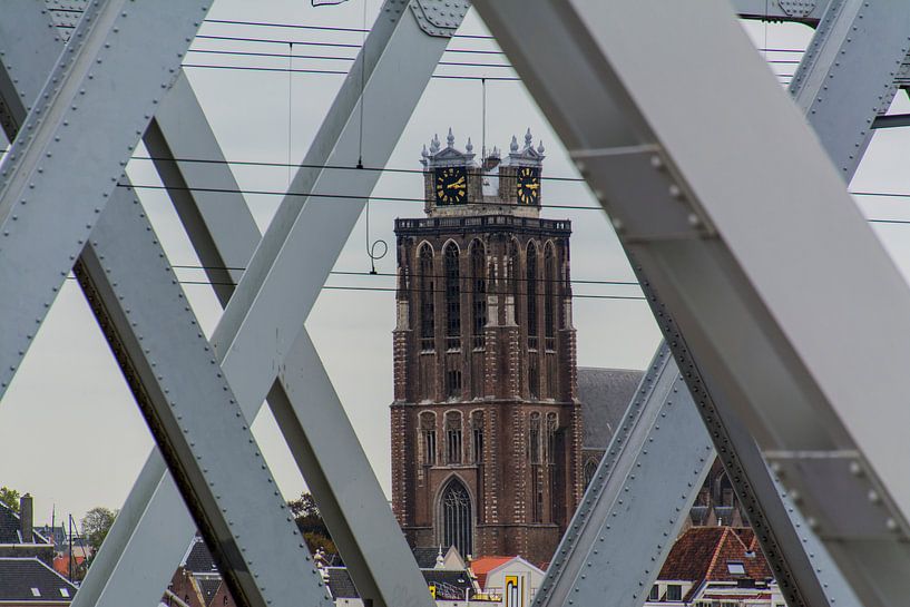 Church in the bridge by Henk Hartzheim