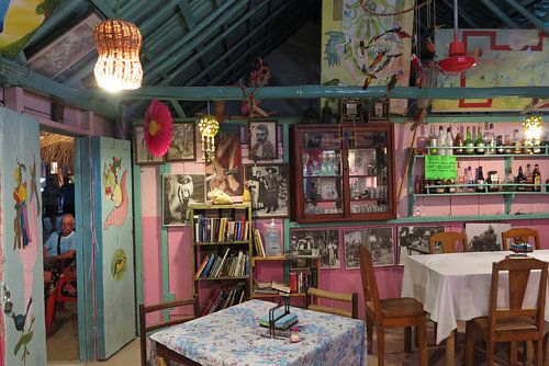 Interieur bar Isla Holbox, Mexico