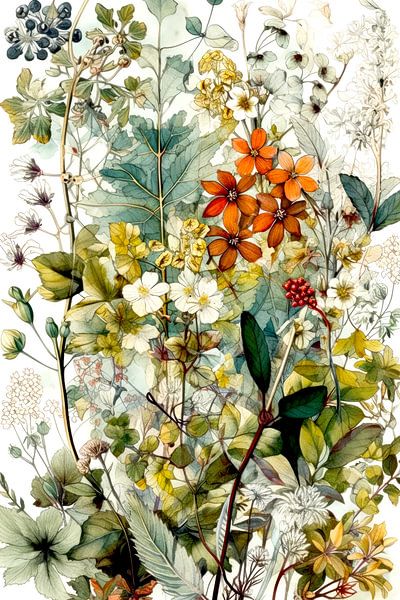 Meadow pattern 50 #nature by JBJart Justyna Jaszke
