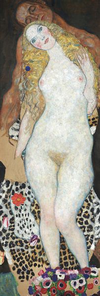Adam en Eva, Gustav Klimt... van Meesterlijcke Meesters