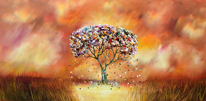 Lucky Tree by Gena Theheartofart