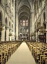 Interieur van de Notre Dame von Vintage Afbeeldingen Miniaturansicht