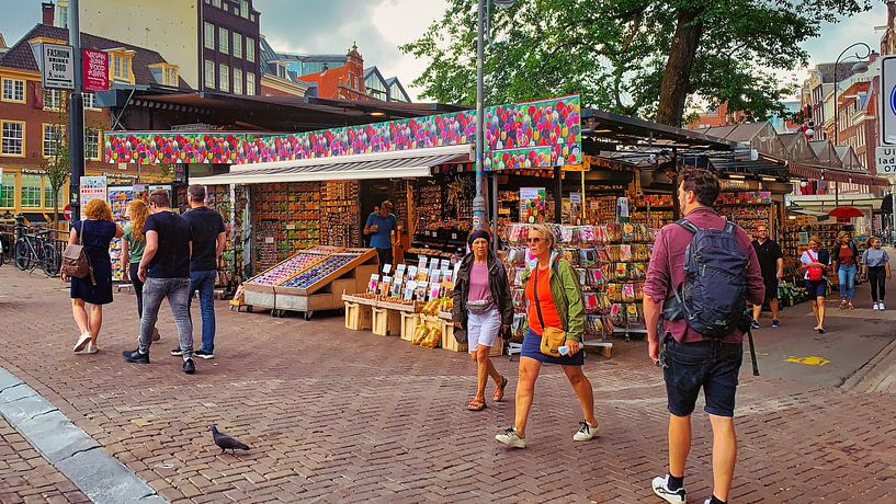 Blumenmarkt Amsterdam von Digital Art Nederland