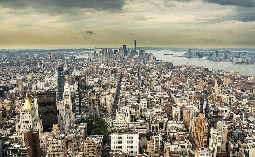 New York City stadsgezicht vanaf het Empire State Building by Karin Mooren