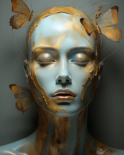 Modern portret "Butterfly girl"
