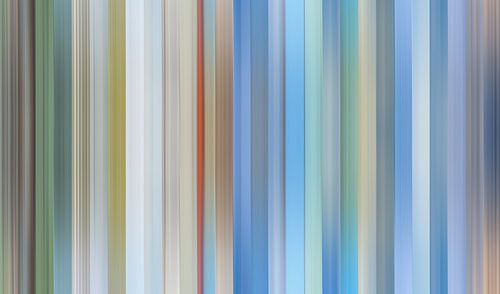 Color palette of the Wadden Islands, coast and sea in the Netherlands