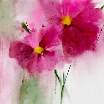 Blüten in Cyclamenrosa.