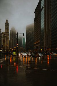 Rijden in de regen van Maikel Claassen Fotografie