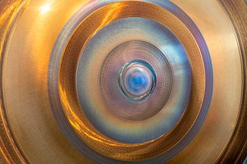 Aziatische gong close-up van Achim Prill