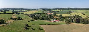 Luftbildpanorama der südlimburgischen Landschaft bei Epen