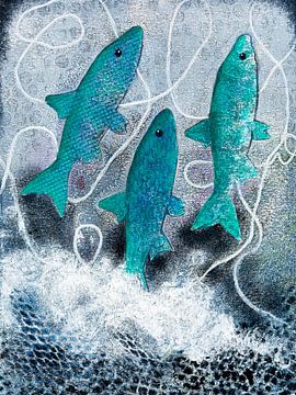 Bleu herring by Lida Bruinen