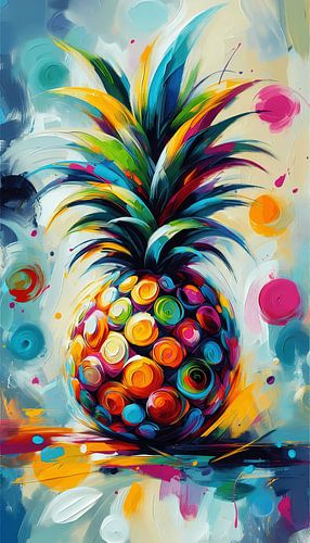 Ananas im Farbenrausch von Marion Tenbergen