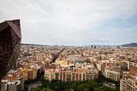 Views over Barcelona in Spain