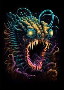 Basilisk Monster von WpapArtist WPAP Artist
