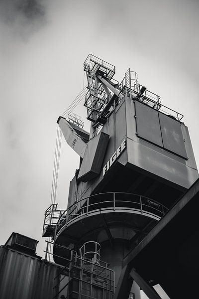 Industrial Power: The Elegance of a Steel Giant in Black and White by Melvin Meijer
