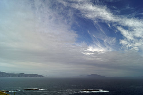 Wolken op Keem Beach