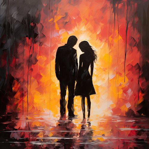 Schilderij Liefde 6993