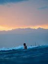 golden hour surf van Ward Jonkman thumbnail