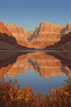 Das stille Echo der purpurroten Schluchten von Artistic