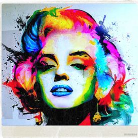 Marilyn Monroe - Film Cut - Colourful van Felix von Altersheim