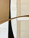 Abstracte vormen in zand kleuren van Bert Nijholt thumbnail