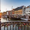Ecluses d'amour sur un pont à Nyhavn sur Easycopters