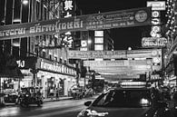 Chinatown in Bangkok in zwart/wit van Bart van Lier thumbnail