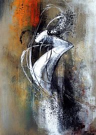 Abstract | Whisper of the City van Abstract Schilderij