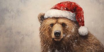 Christmas bear by Whale & Sons