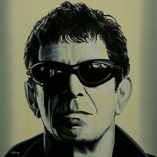 Lou Reed Painting