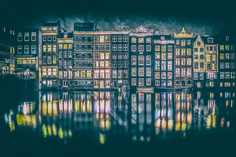 Amsterdam Damrak by Niels Barto