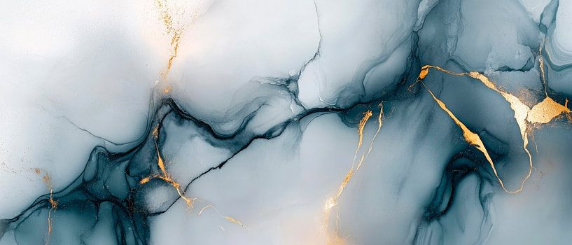 Elegant watercolour marble pattern by Poster Art Shop