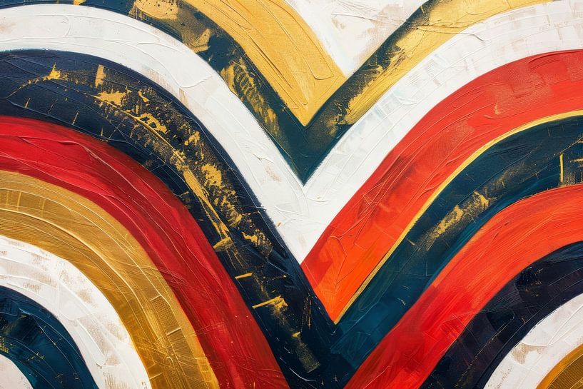 Abstract painting by Poster Art Shop